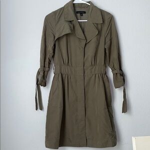 Banana Republic Khaki Trench Coat